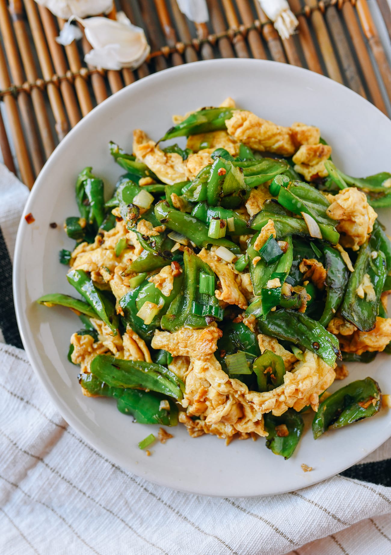 Quick Egg Stir-Fry with Peppers
