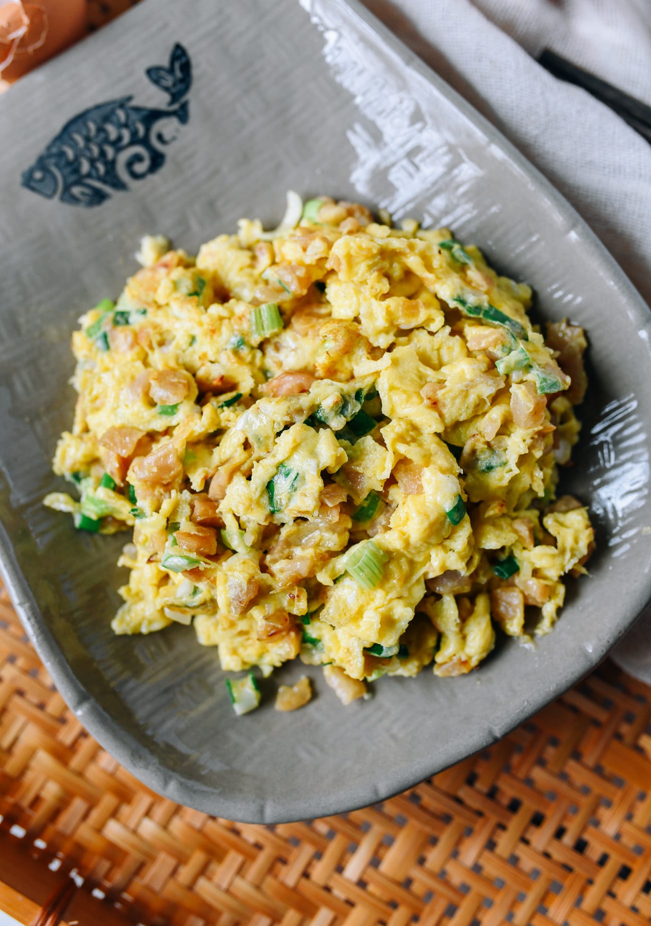 Hakka Stir-fried Eggs with Preserved Radish