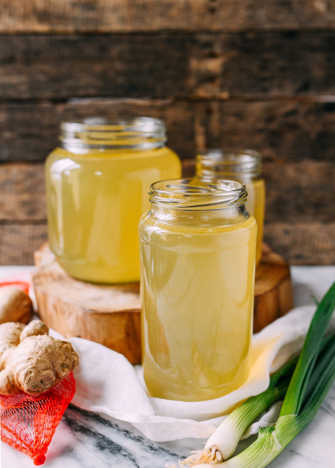 Instant Pot Chicken Broth in Jars