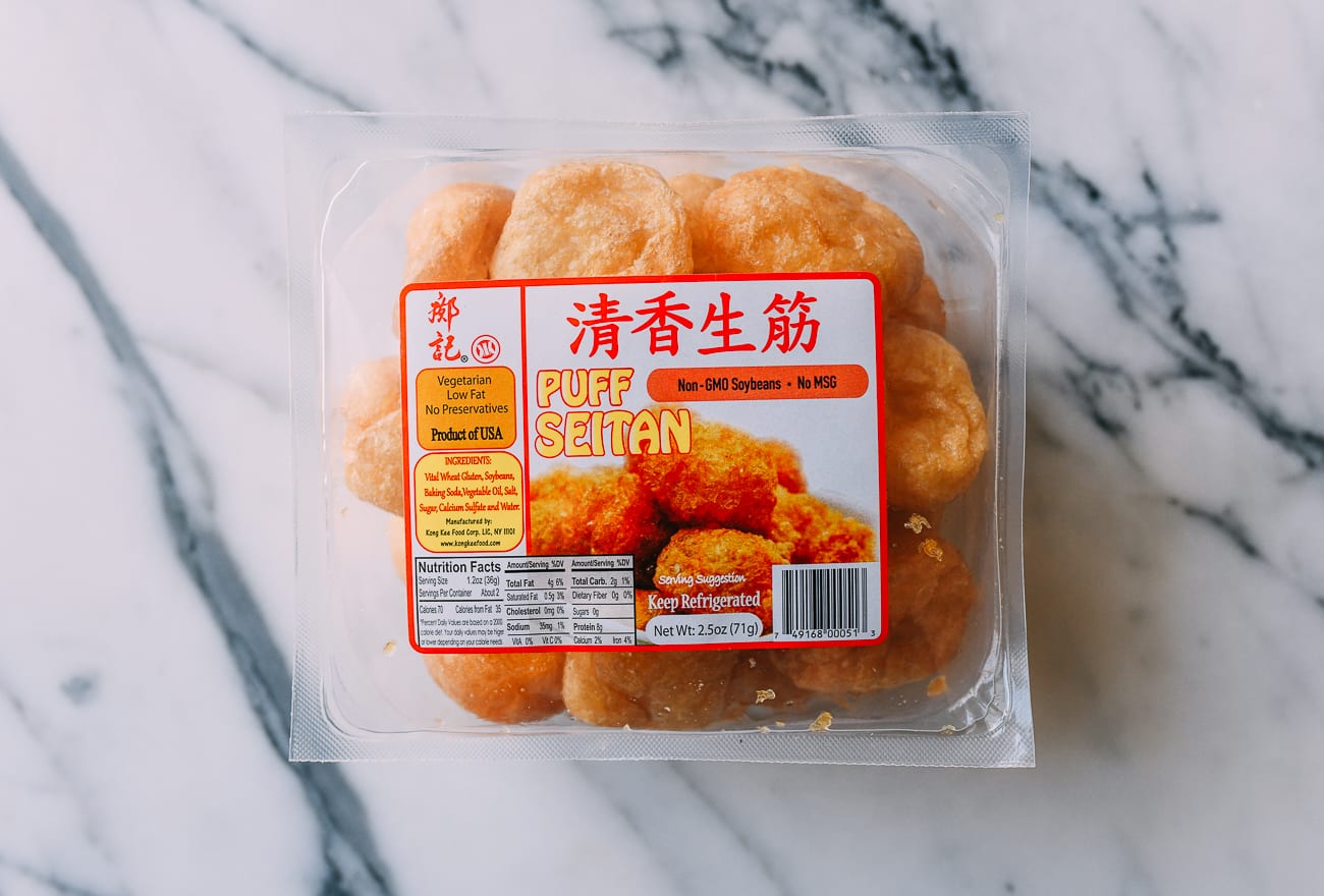 Seitan puffs package