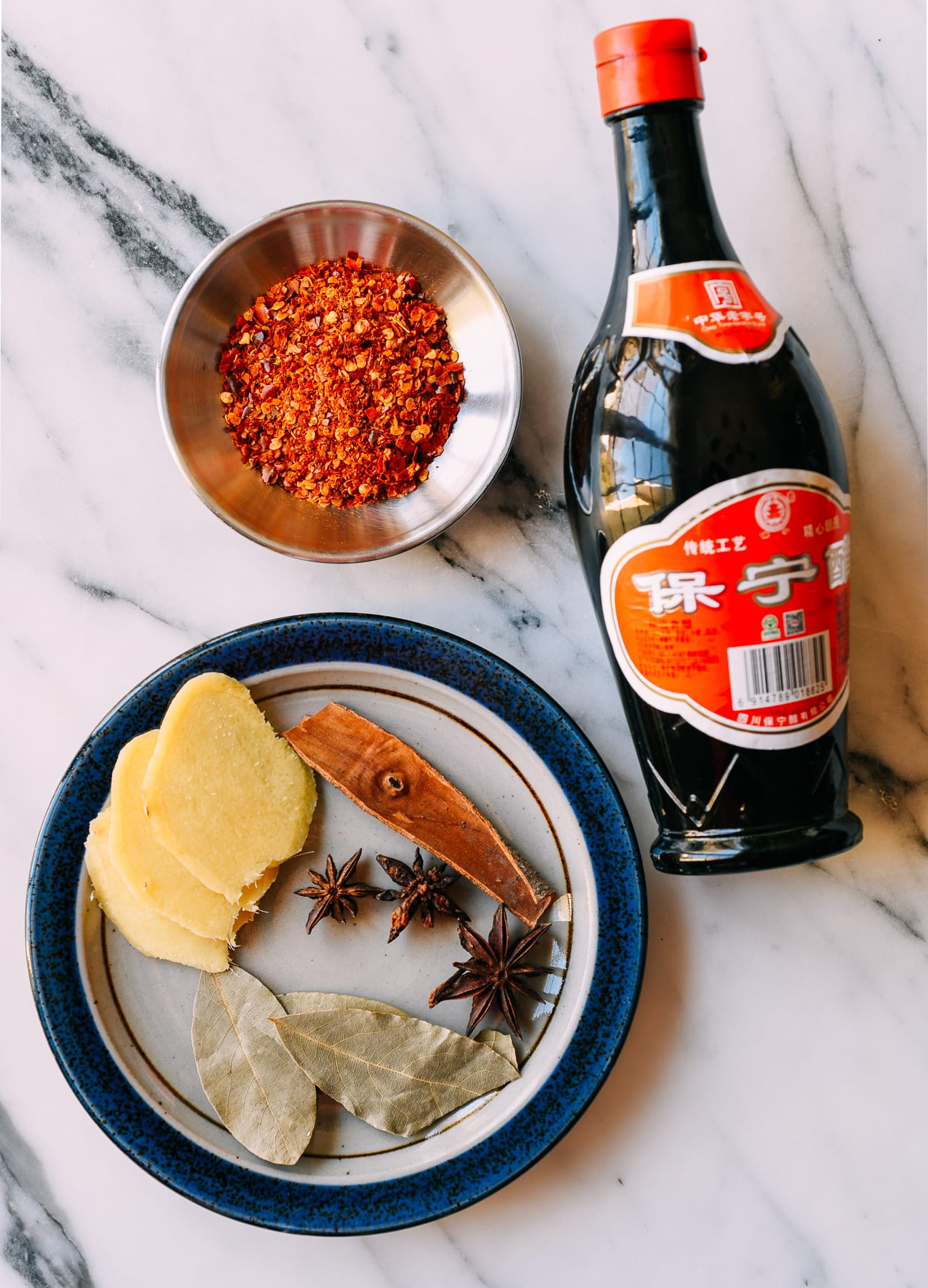 Aromatics, spices, and Chinese Vinegar