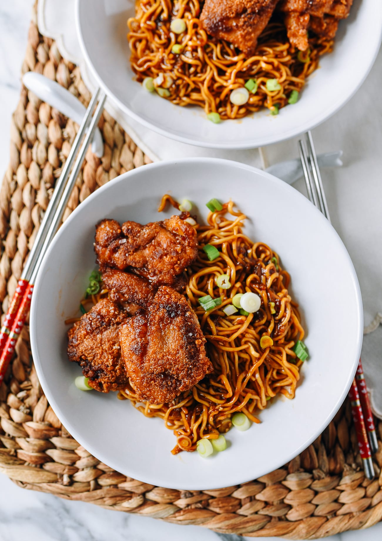 Soy Garlic Chicken Instant Ramen Noodles