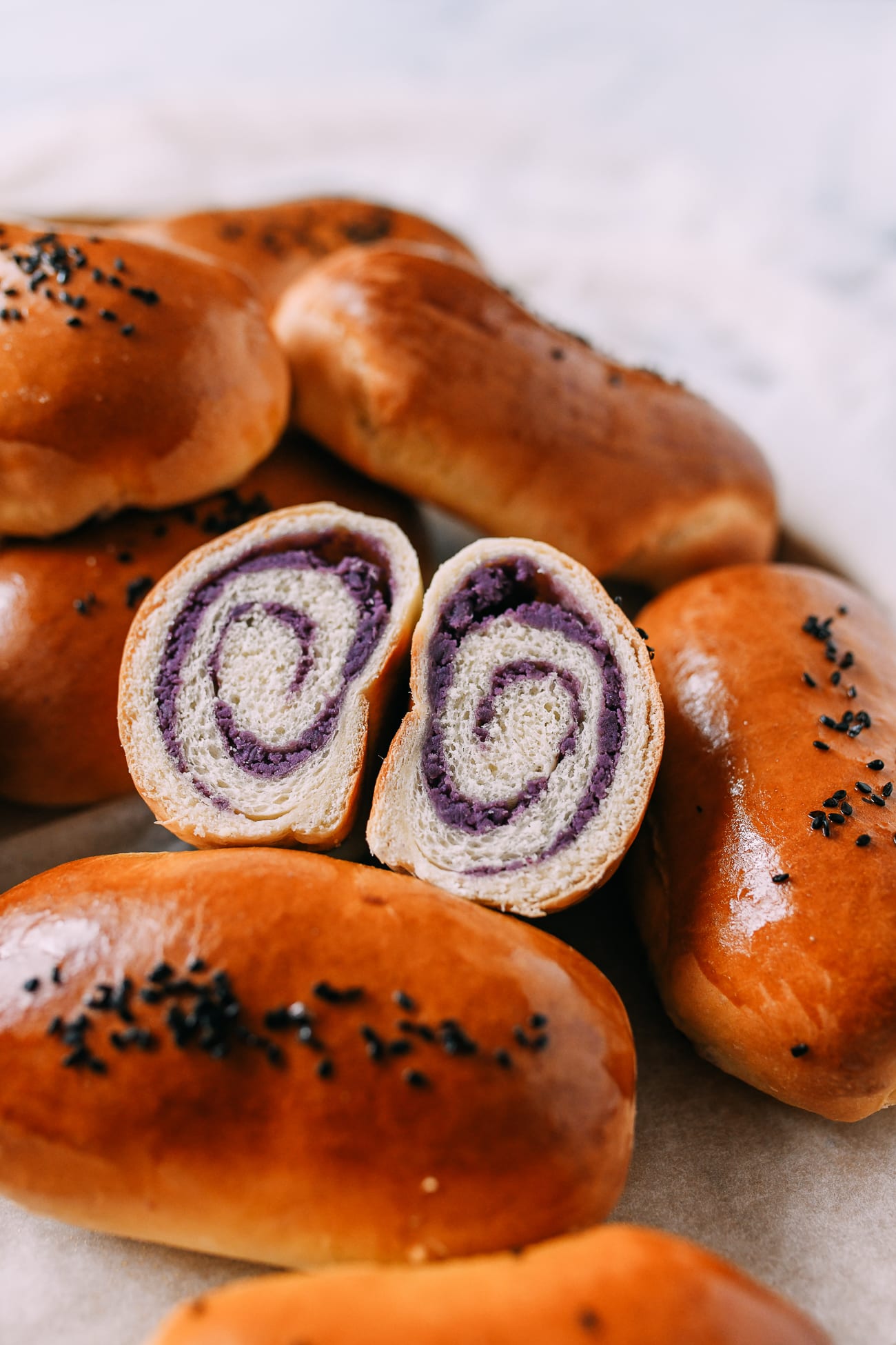 Ube Buns, thewoksoflife.com