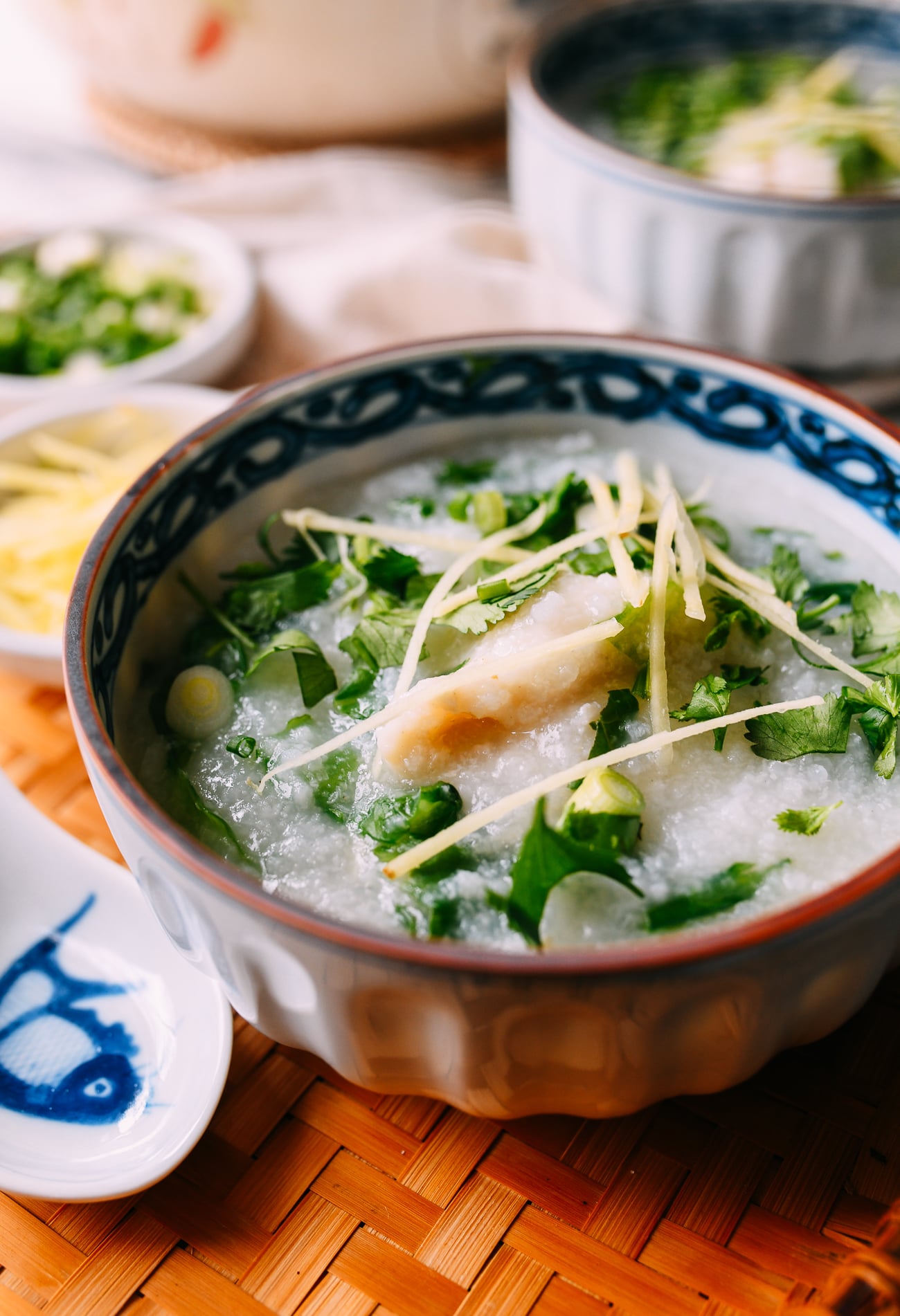Bowl of Cantonese-style fish congee