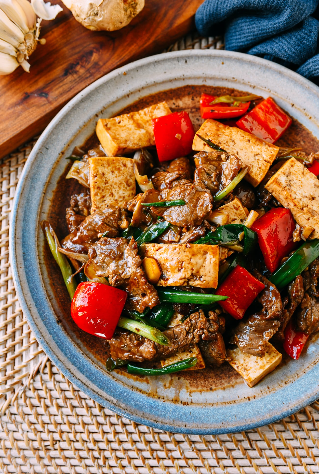 Scallion Ginger Beef & Tofu