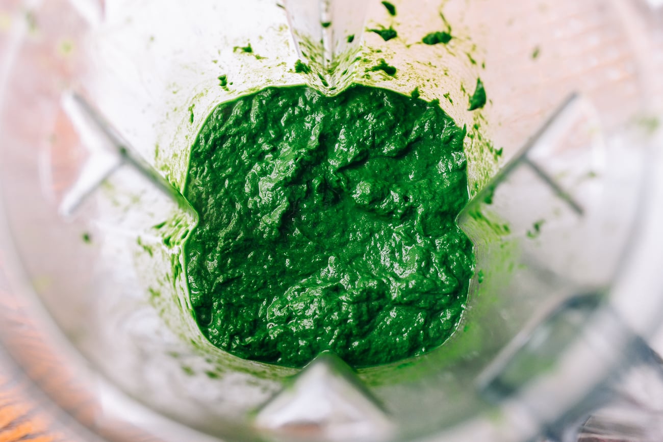 Mugwort leaf puree