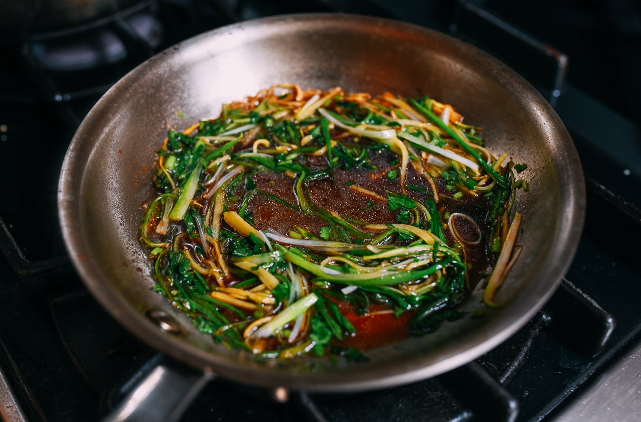 Scallion ginger soy sauce