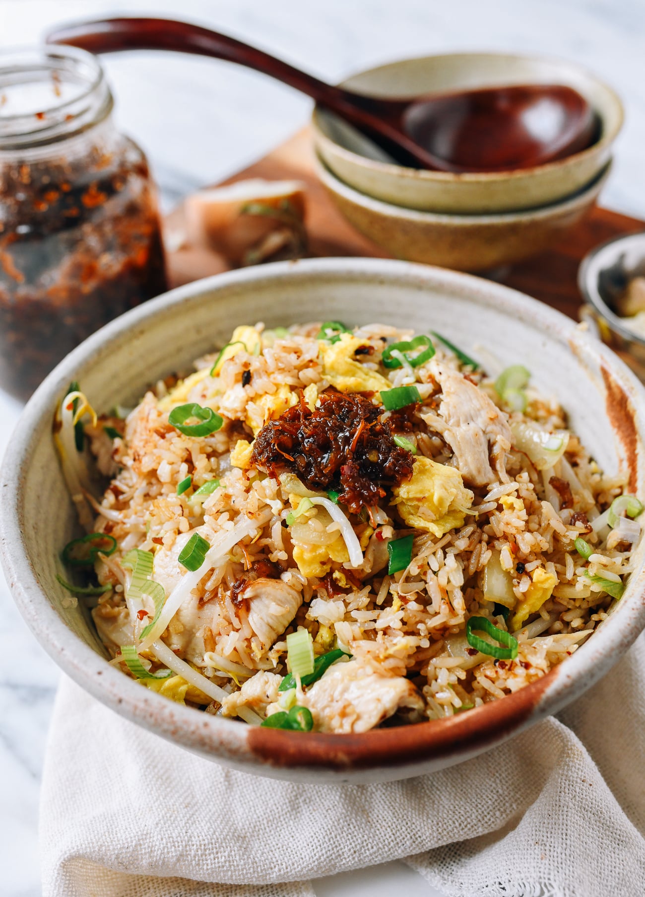 XO Sauce Fried Rice with Chicken