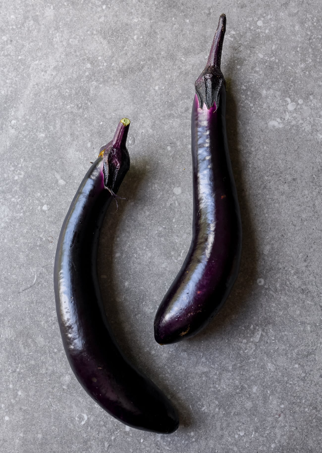 Homegrown Japanese eggplants