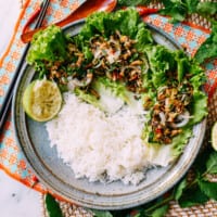 Mushroom Larb