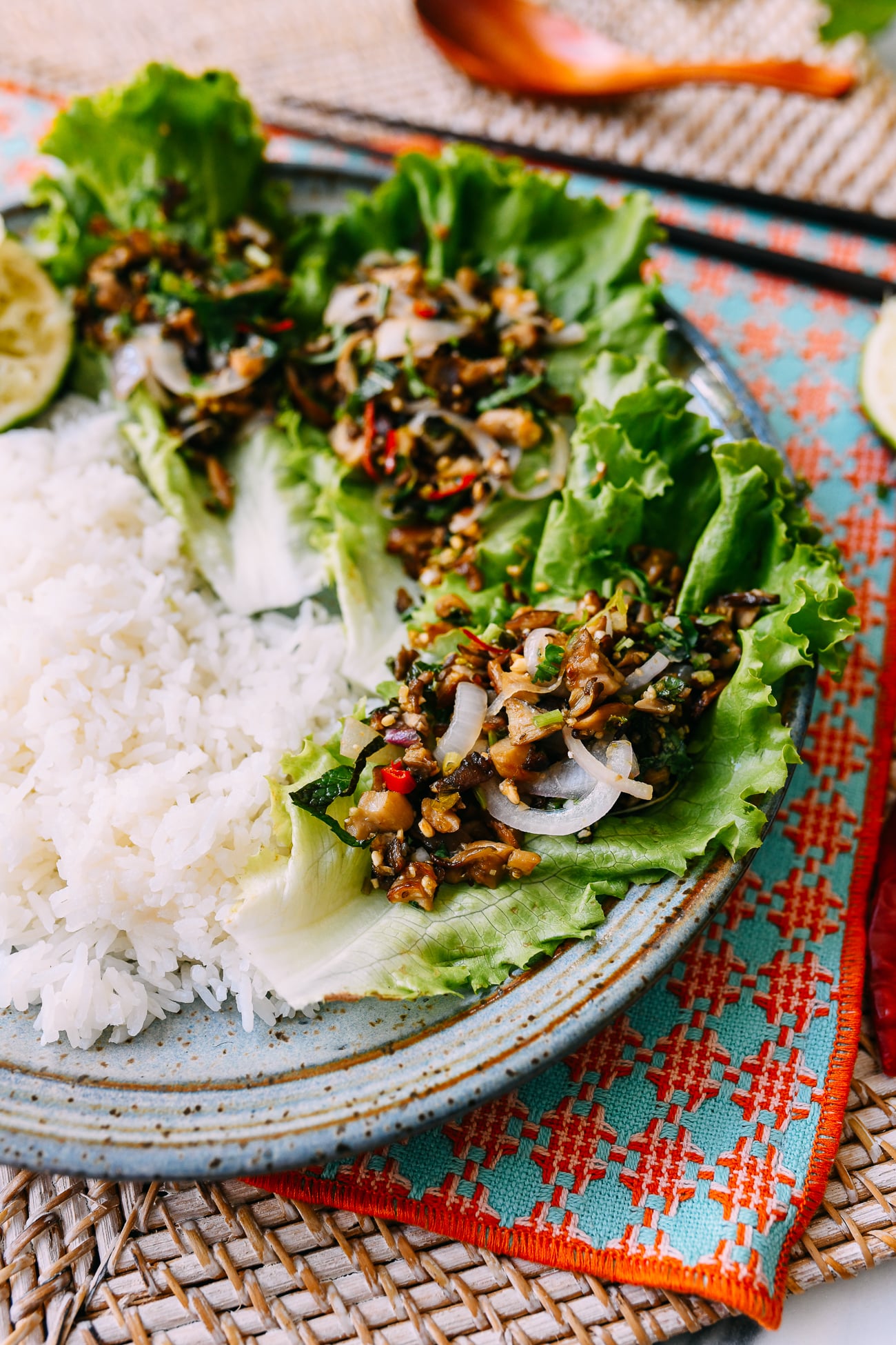 Mushroom Larb