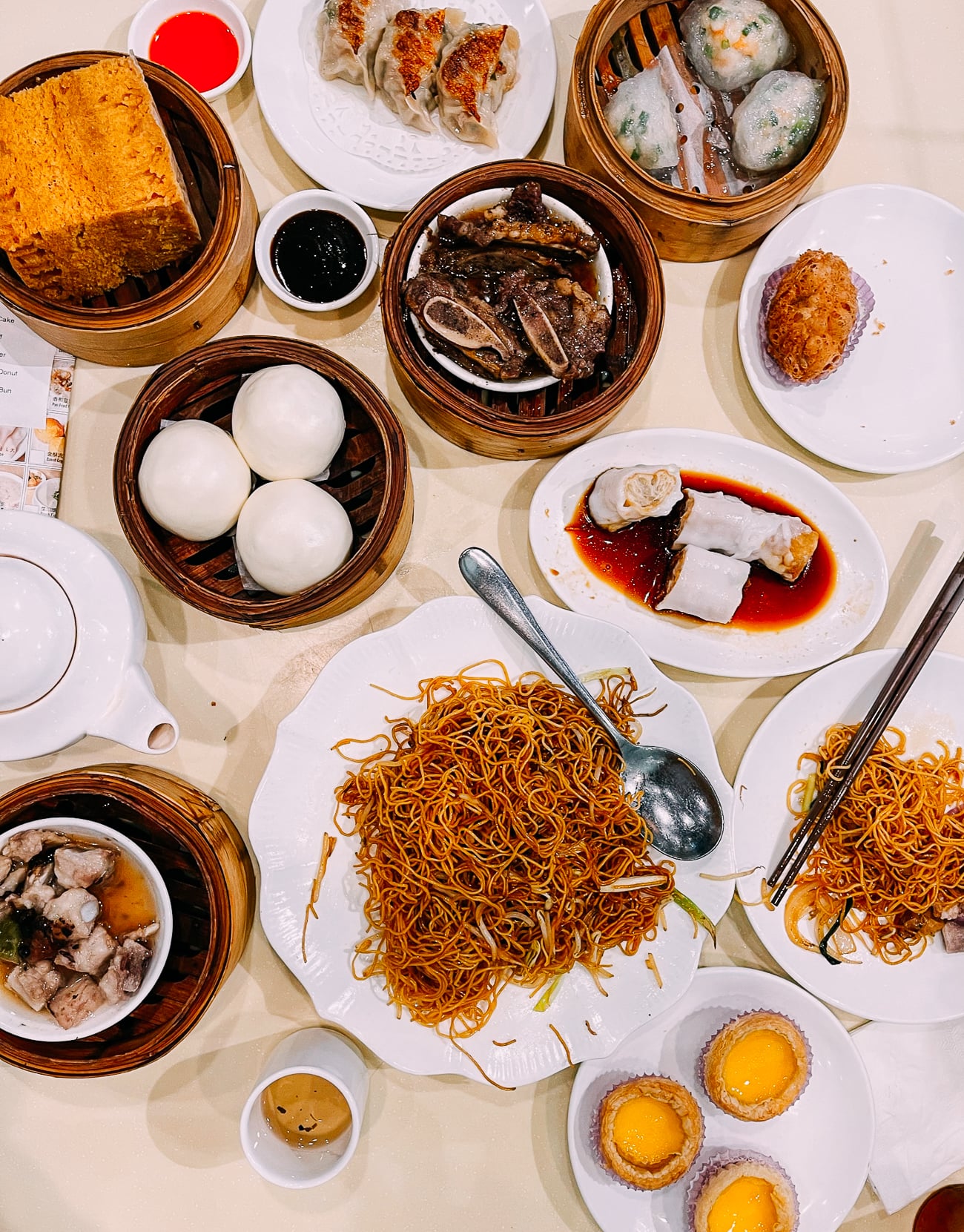 Dim Sum Spread at MingHin Cuisine in Chicago Chinatown