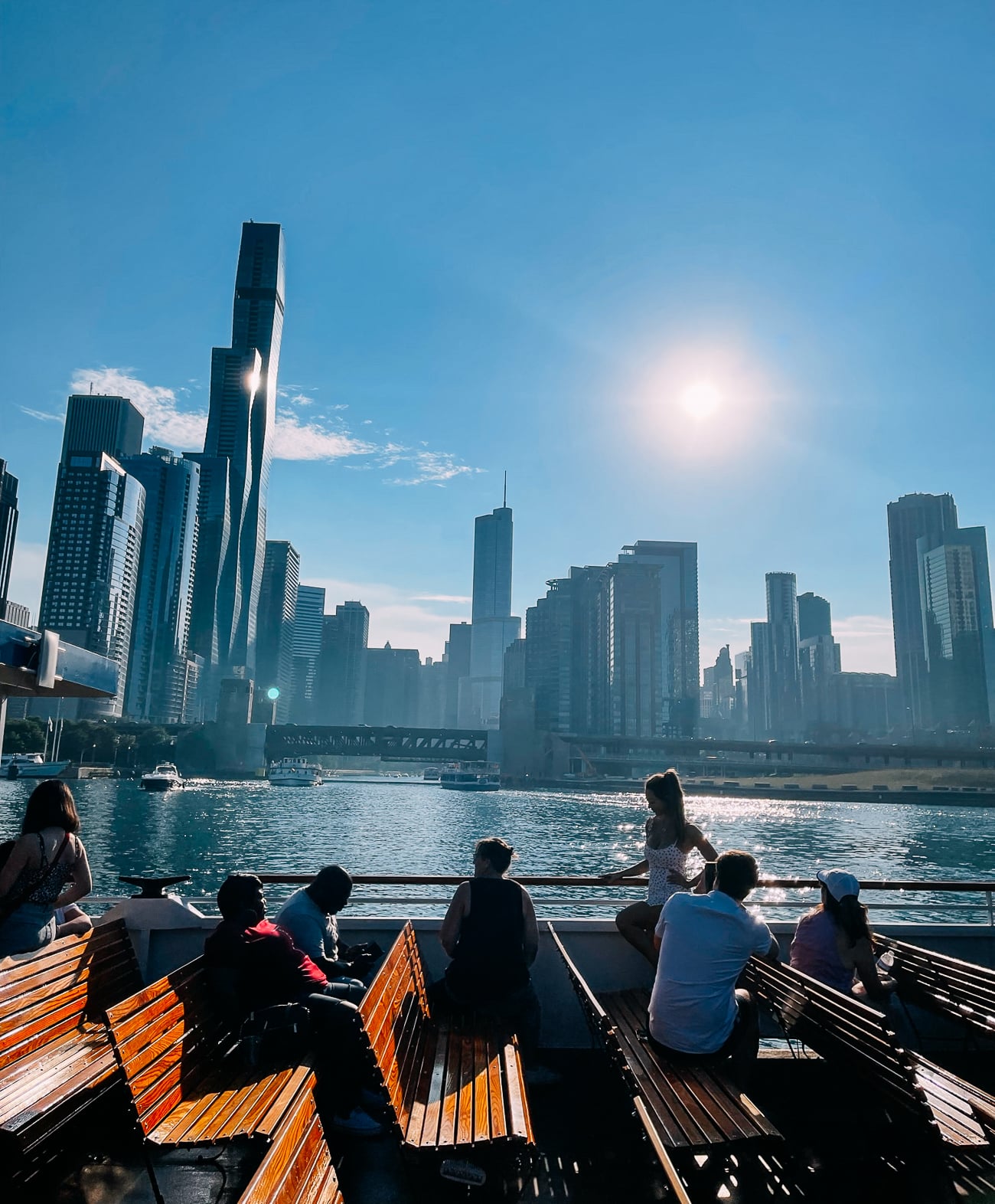 View from Architecture Boat Tour in Chicago