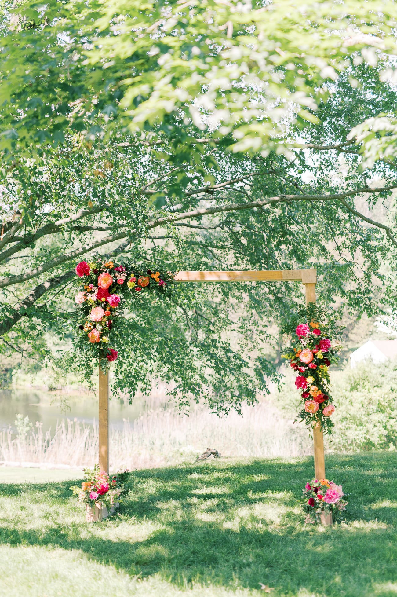 Sarah and Justin's wedding arch