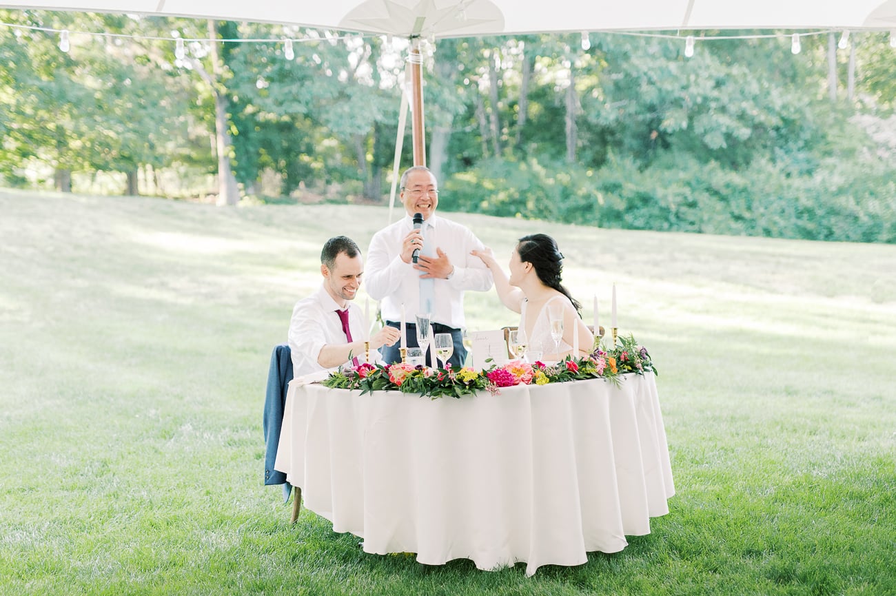 Sarah's dad's speech