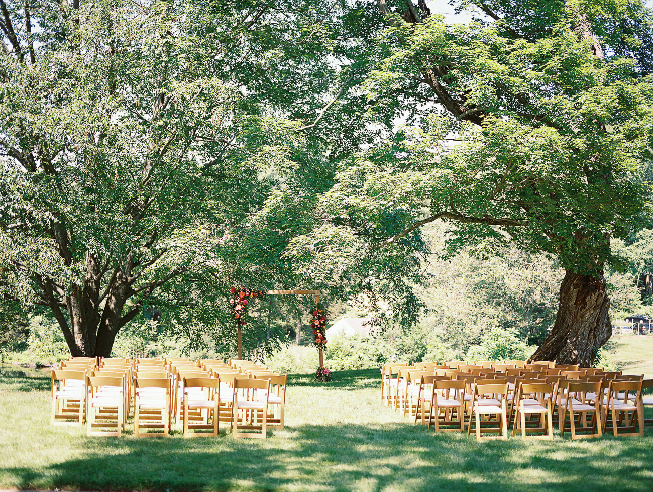 Sarah and Justin's wedding ceremony site