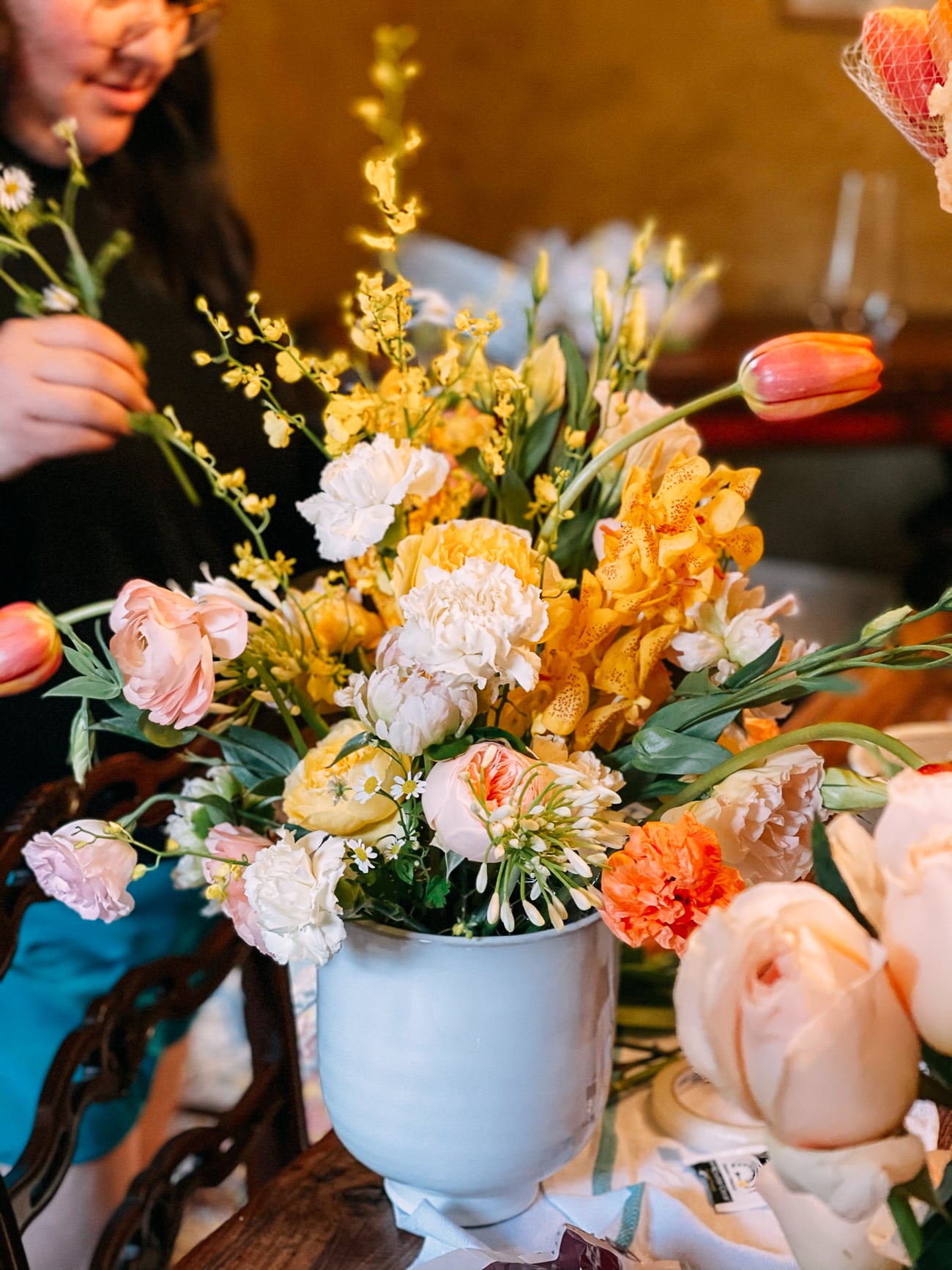 Kaitlin's rehearsal dinner flowers
