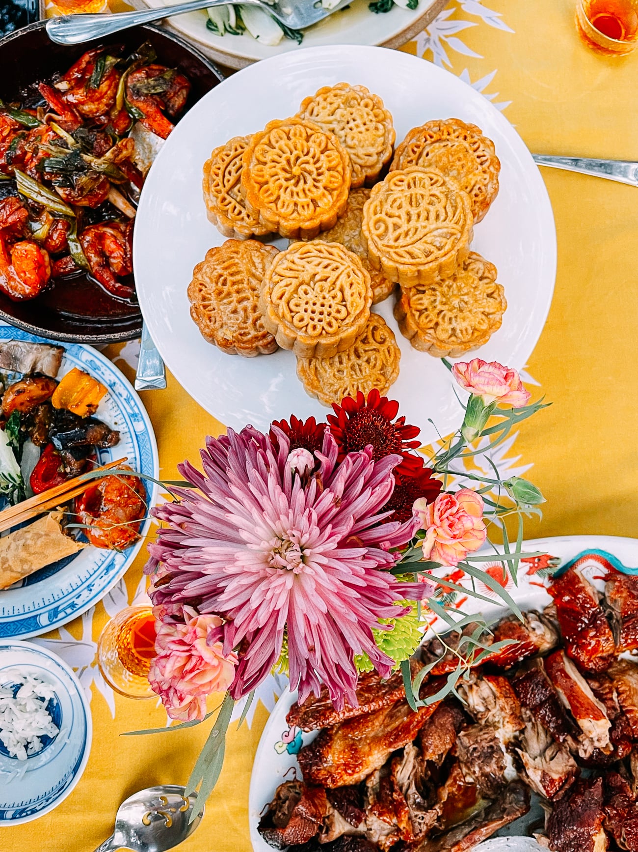 Mooncakes and Mid-Autumn Festival Dinner