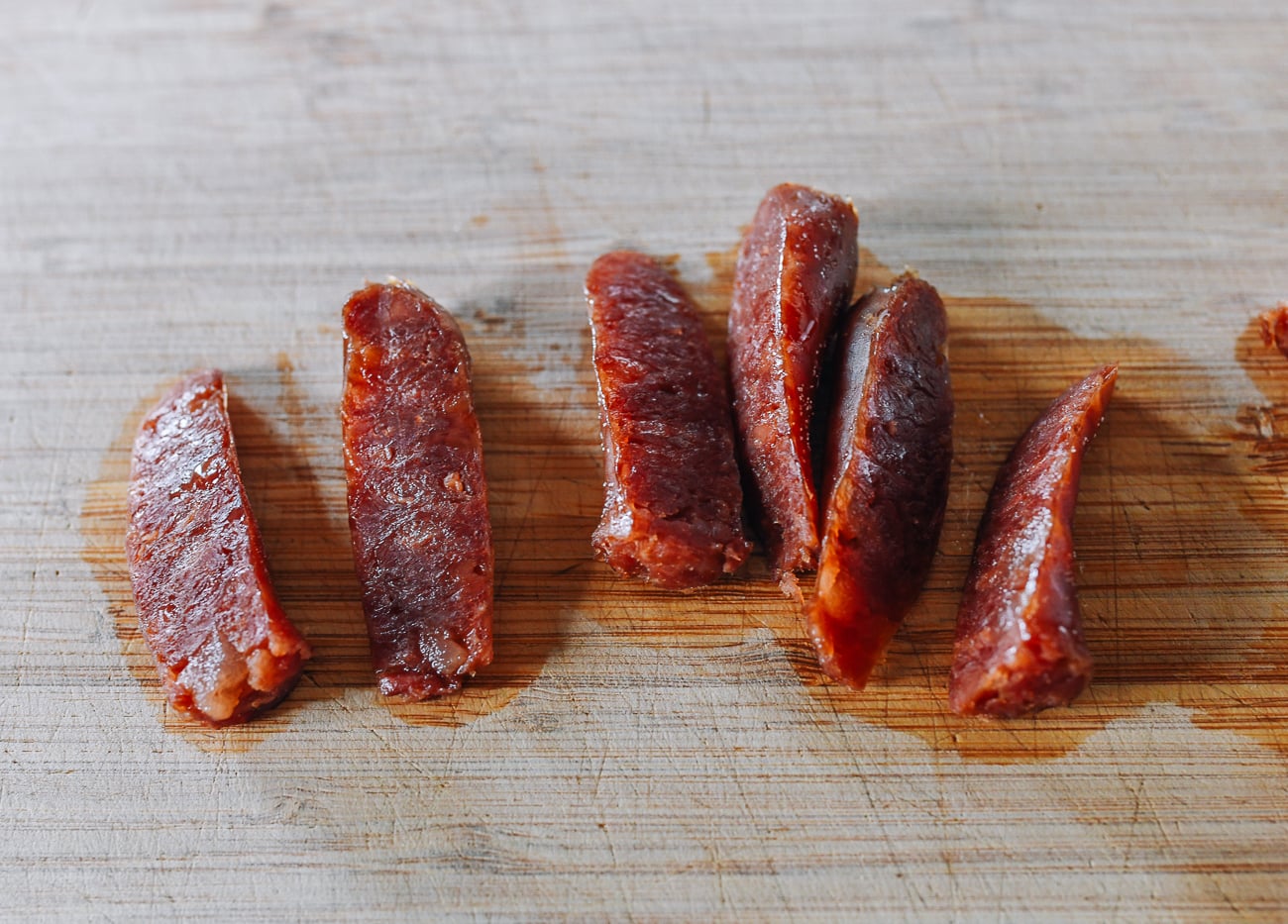 Slicing Chinese Sausages