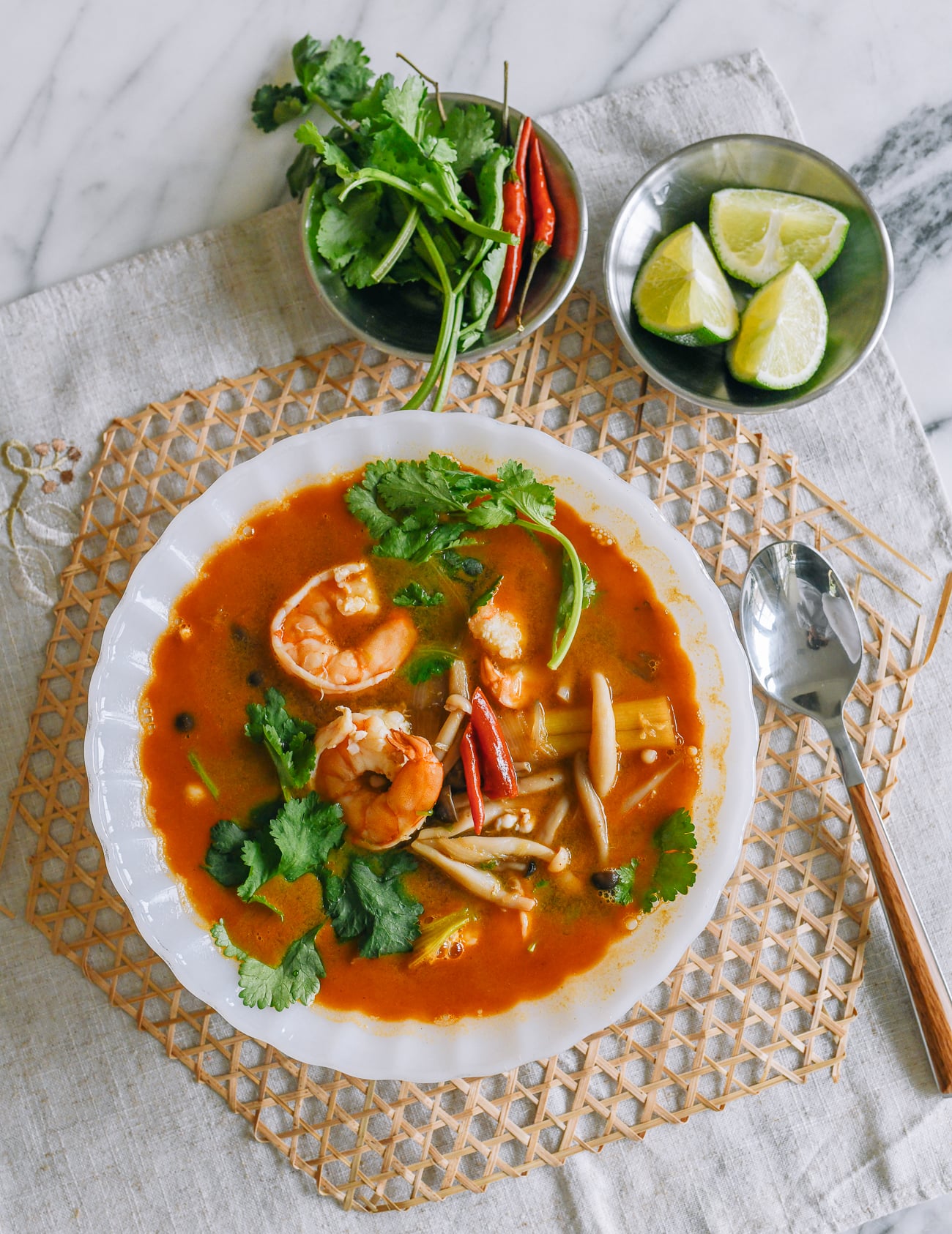 Bowl of Tom Yum Goong