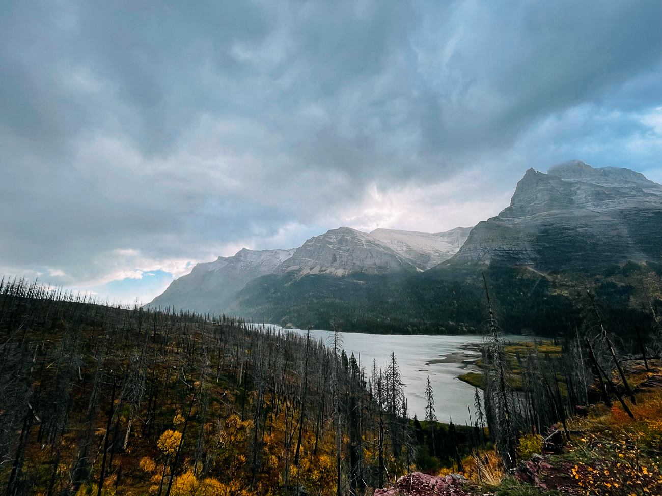 Beginning of hike to St. Mary/Virginia Falls
