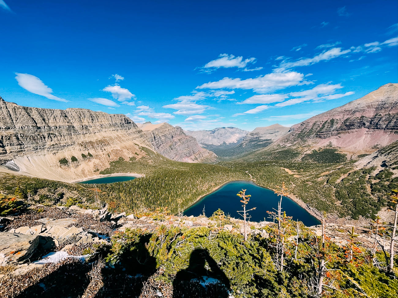 Pitamakan Lake from top of the ridge