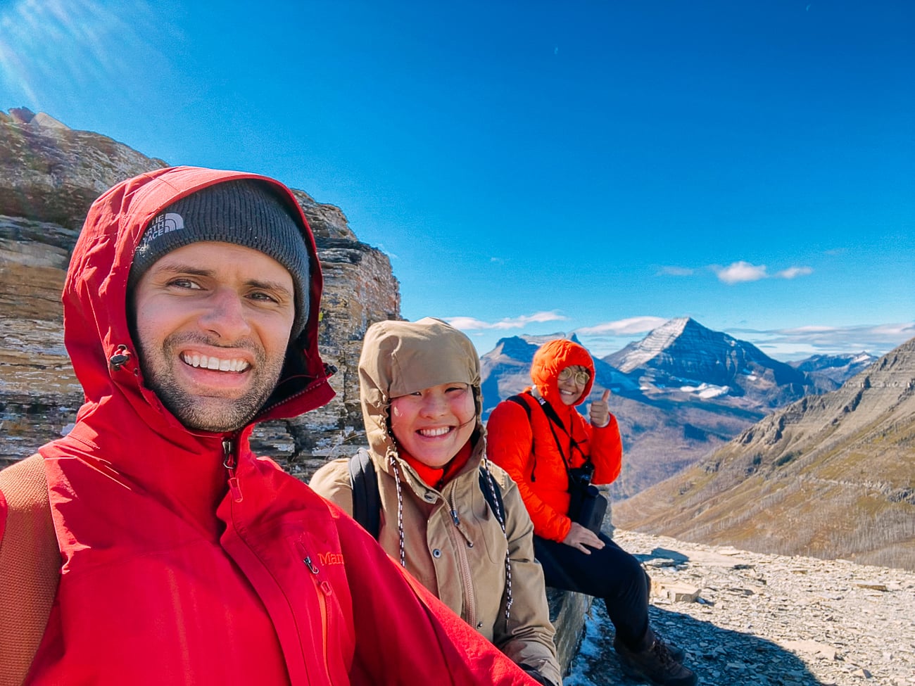 Justin, Sarah, and Kaitlin at Pitamakan Overlook