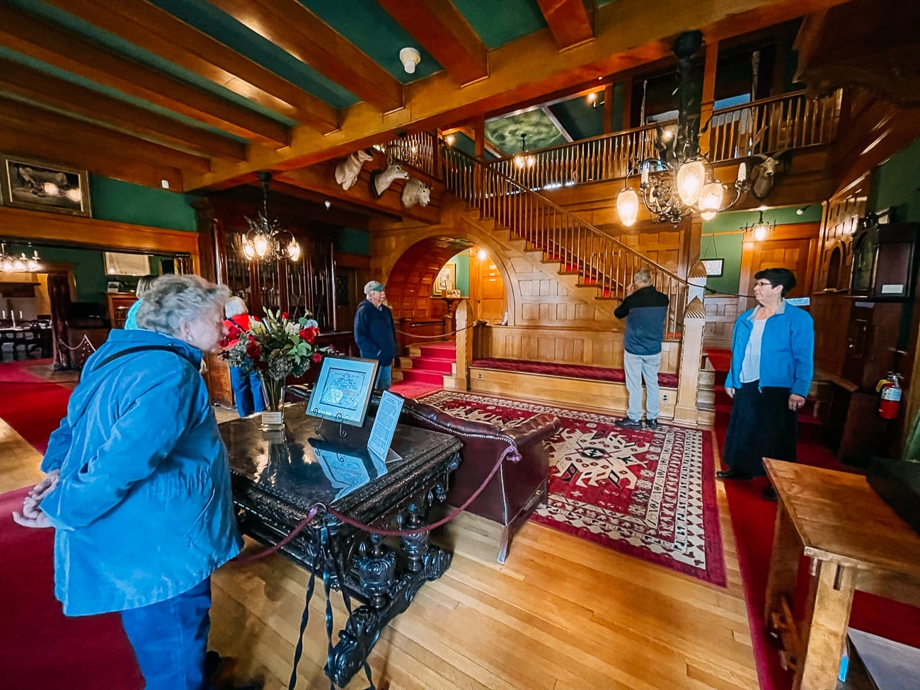 Entrance hall of Conrad Mansion