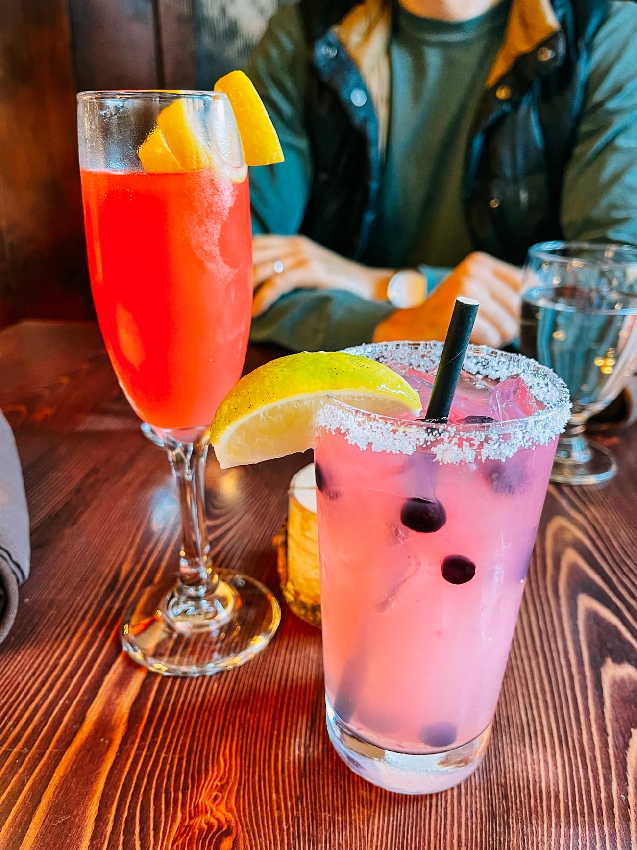 Drinks at Belton Chalet