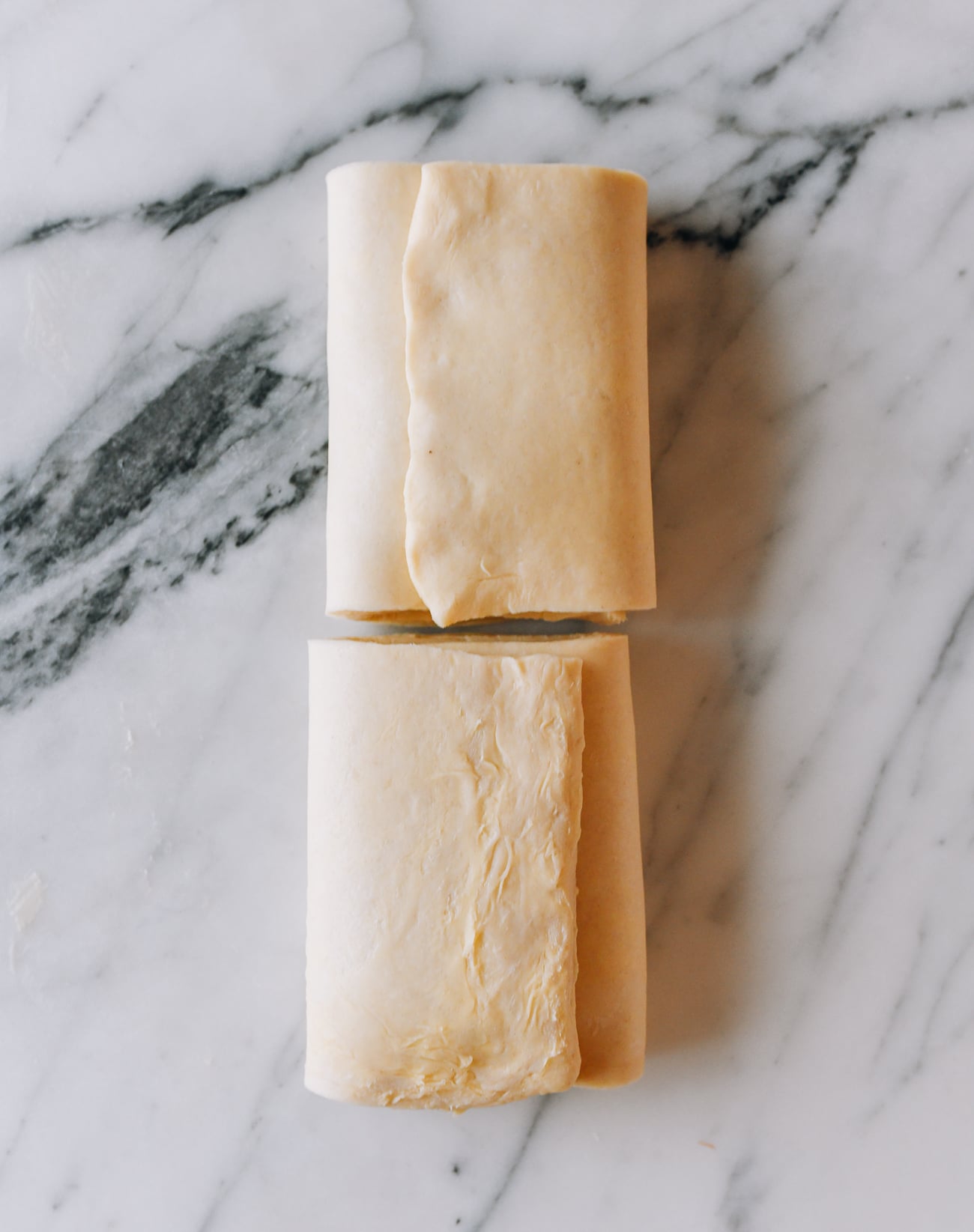 assembled ham and cheese croissants