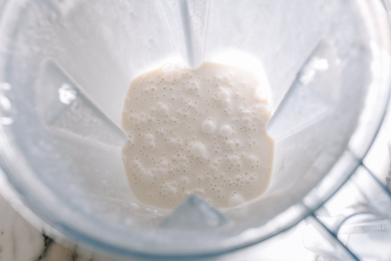 Blended rice and yeast mixture