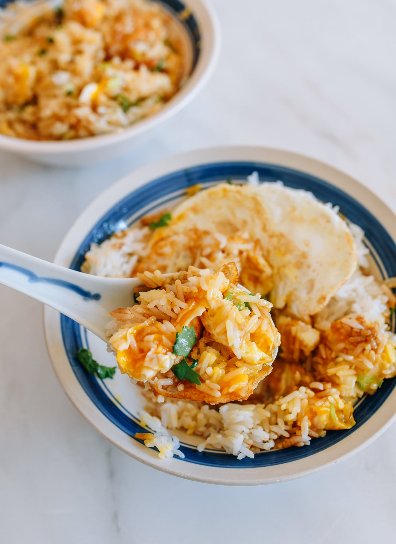 Chinese Mixed Rice Ban Fan with Egg