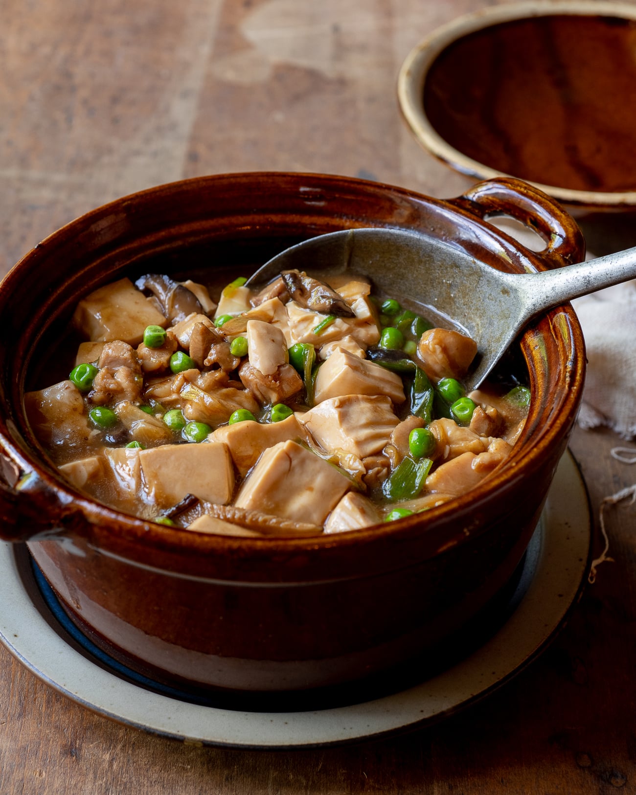 Chicken & Soft Tofu Casserole (鸡粒豆腐煲)