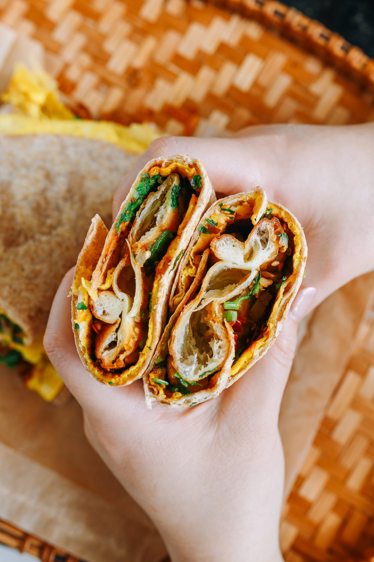 Tortilla Jianbing Wraps (煎饼卷)