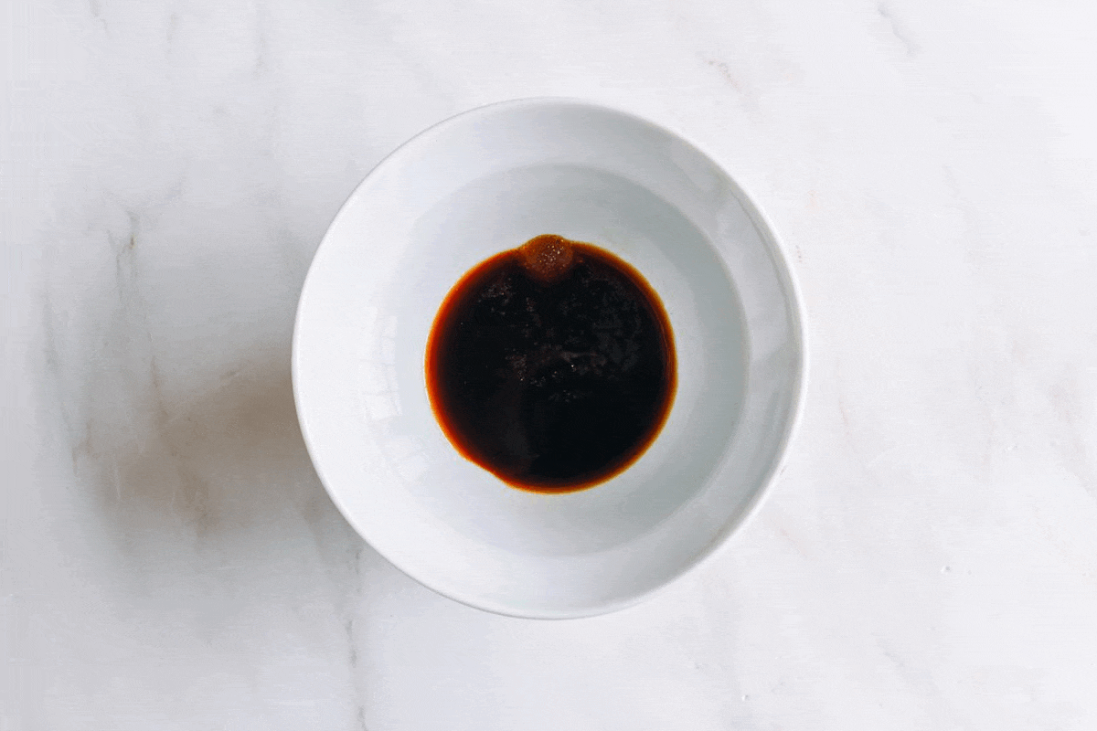 wonton soup base ingredients in bowl