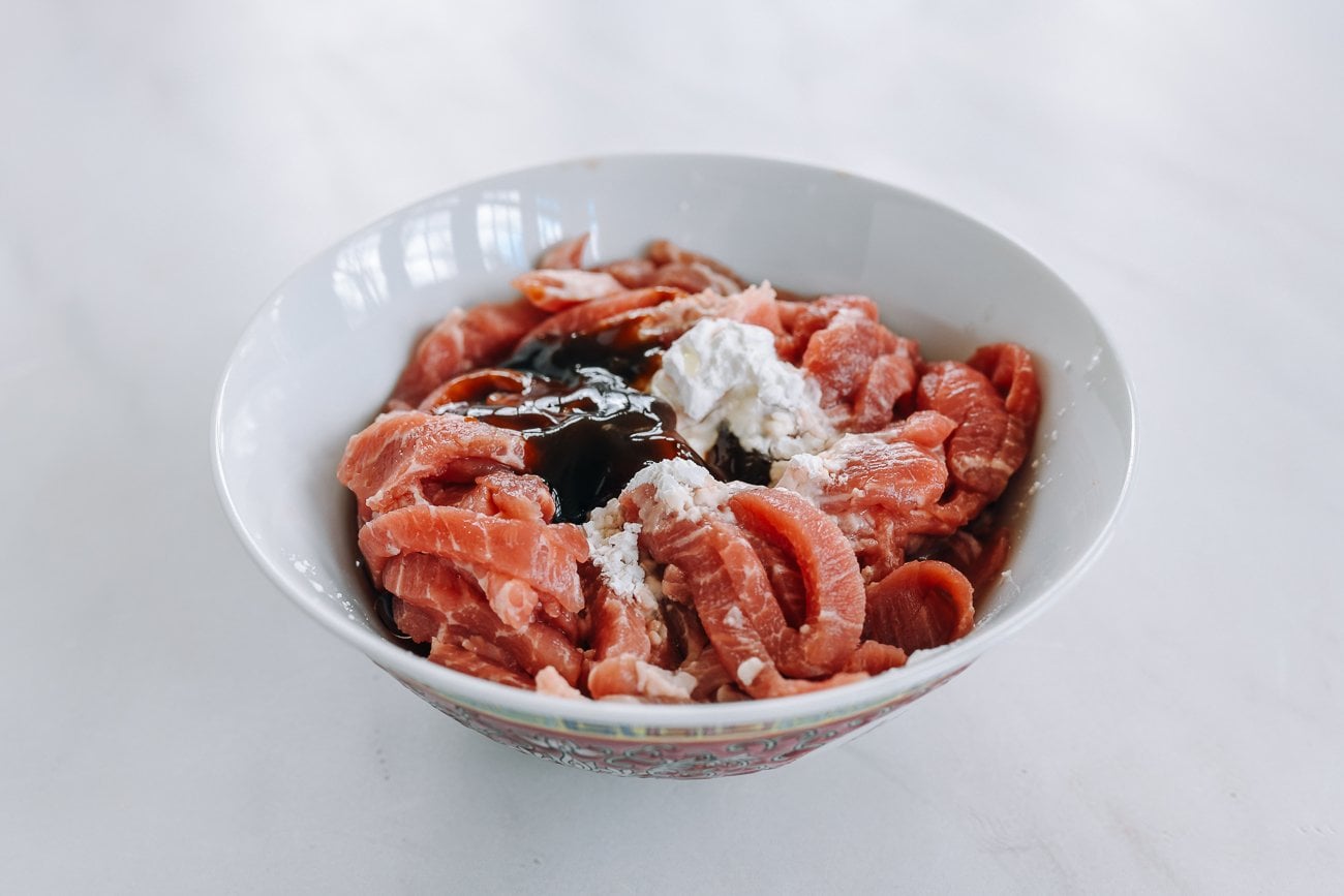 pork and marinade ingredients