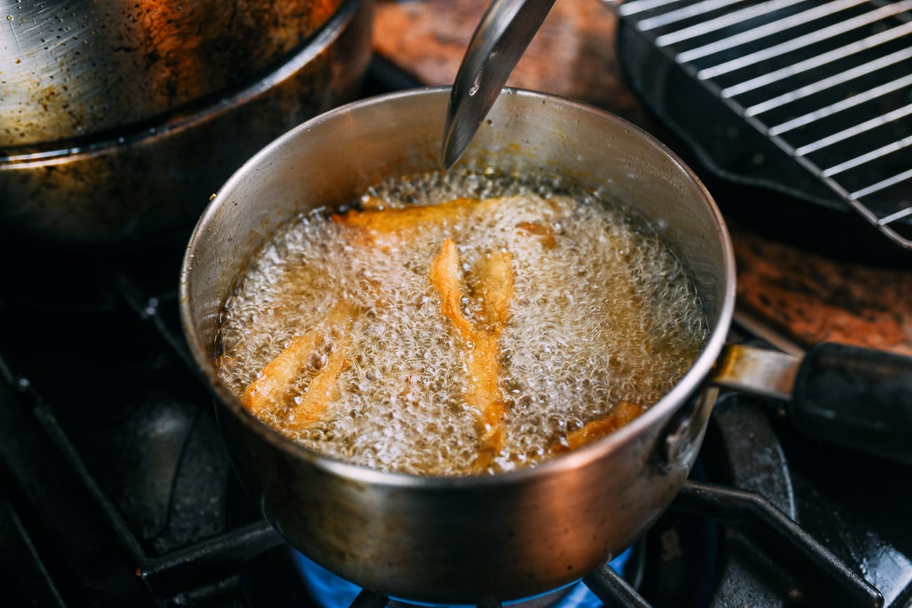 frying smelts for second time