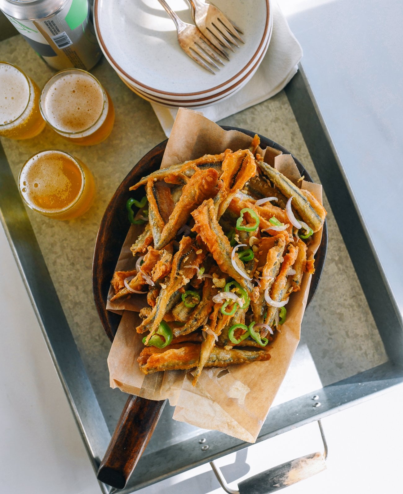 Cantonese salt and pepper fried smelt