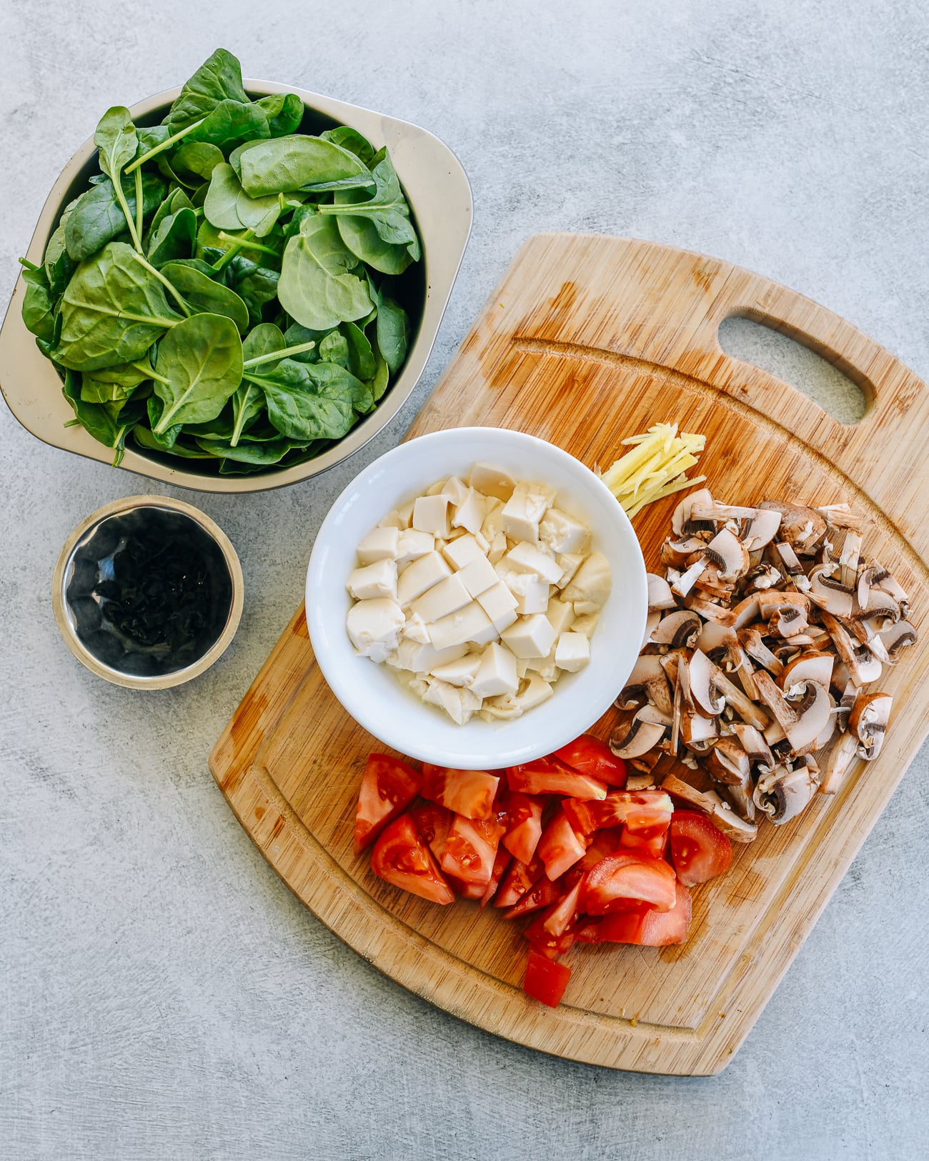 Ingredients for Vegan Detox Soup