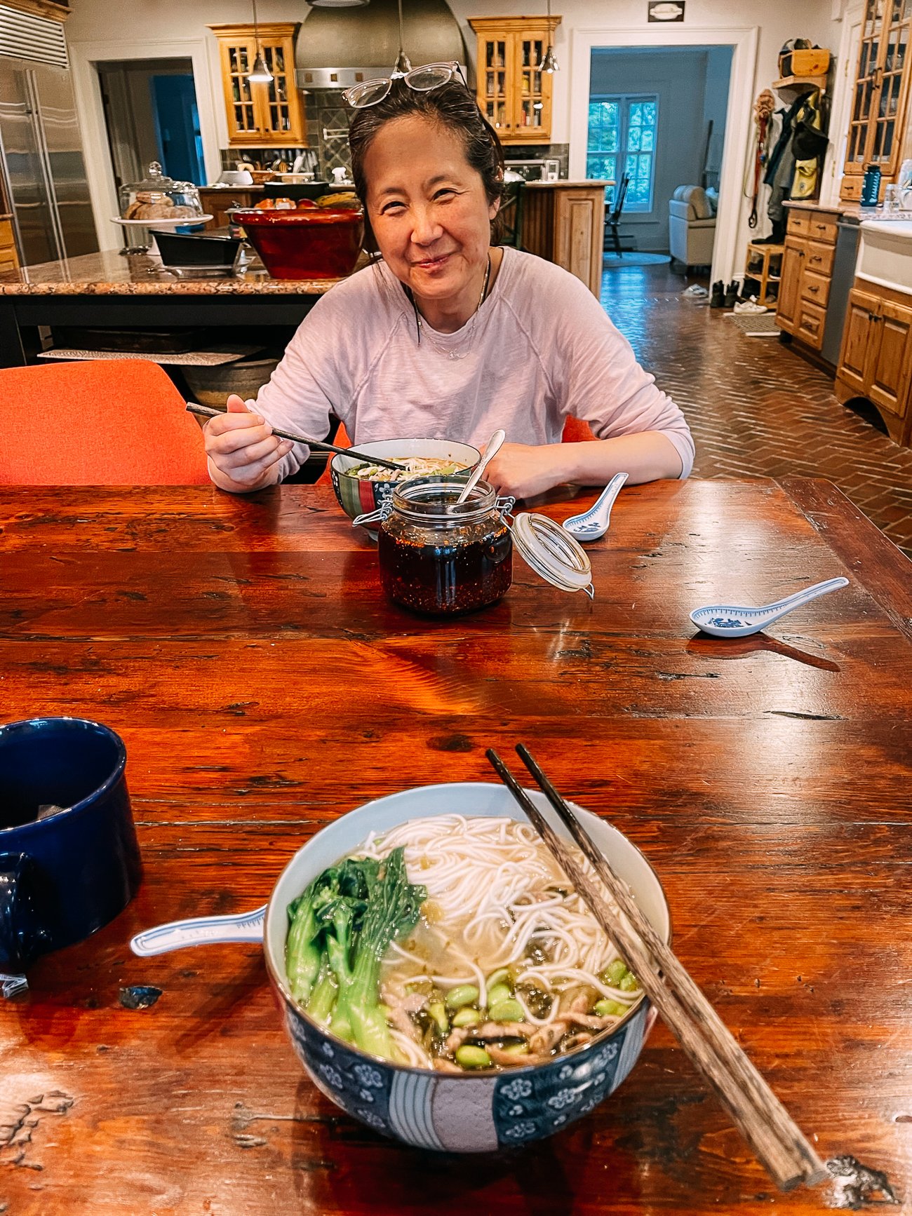 Noodle Soup with bok choy