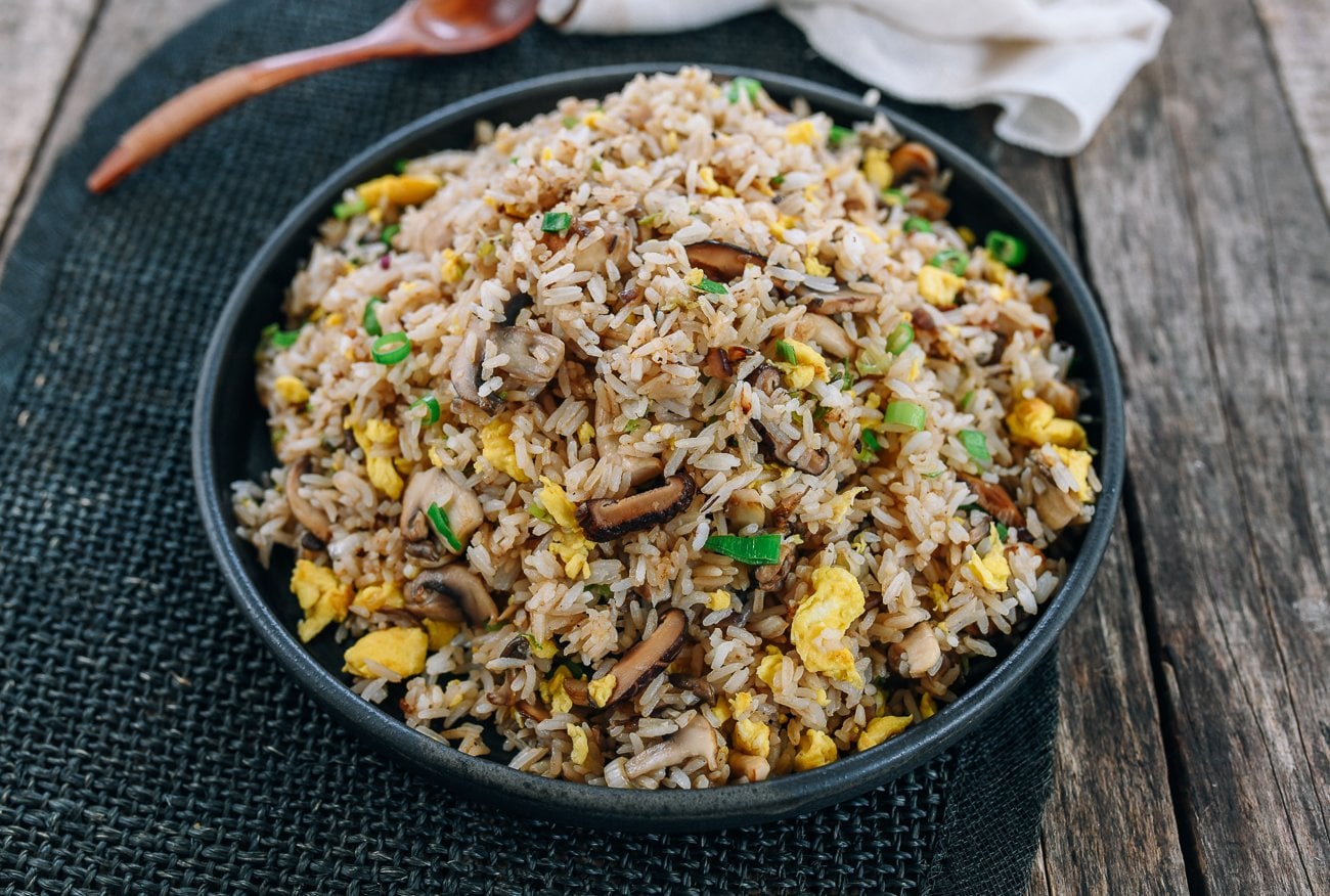 mushroom fried rice