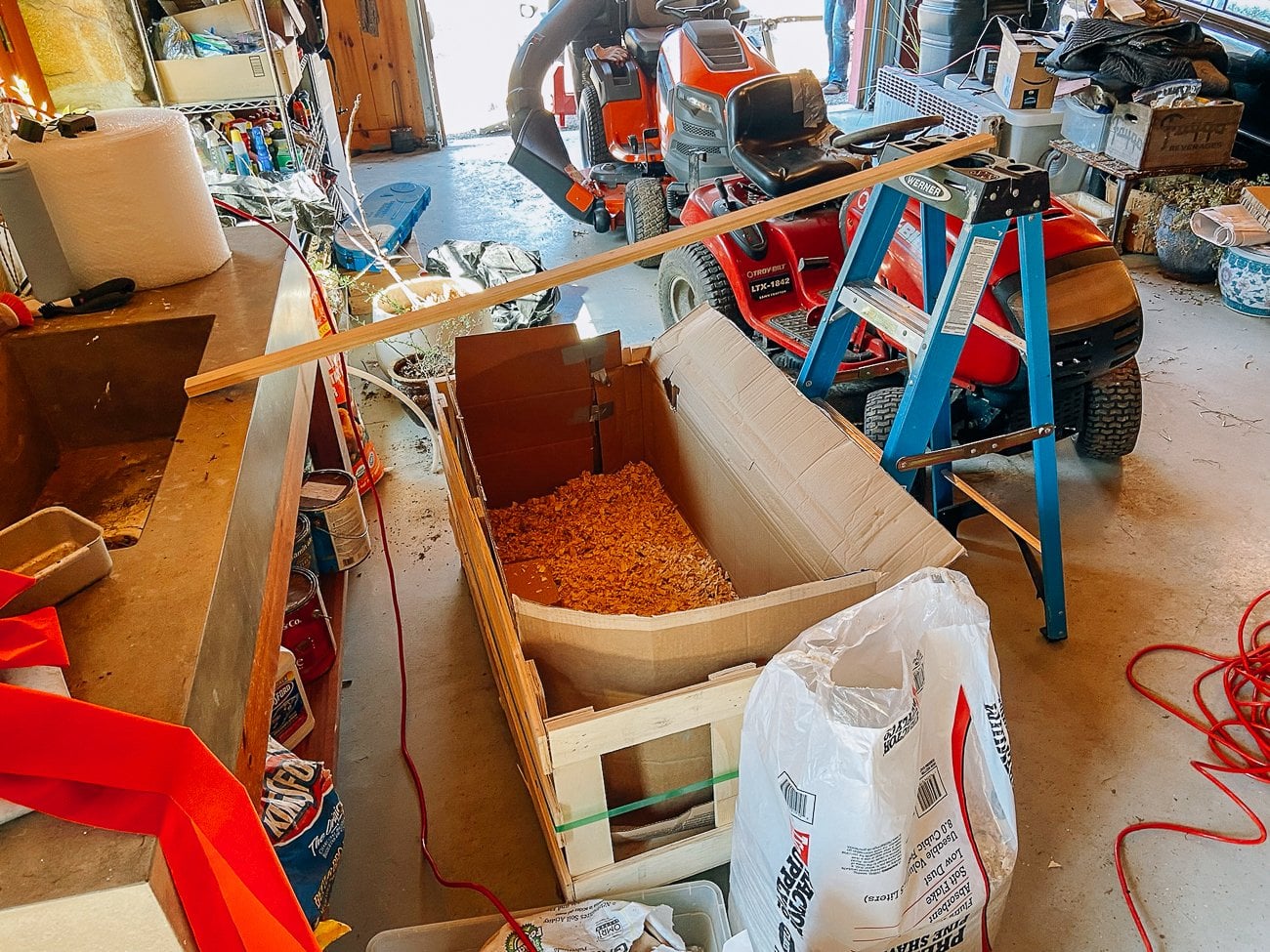 brooder set-up for baby chicks
