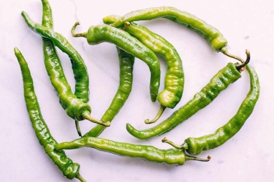 Tiger Skin Peppers, by thewoksoflife.com