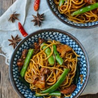 Chinese Green Bean Noodles - Bian Dou Men Mian