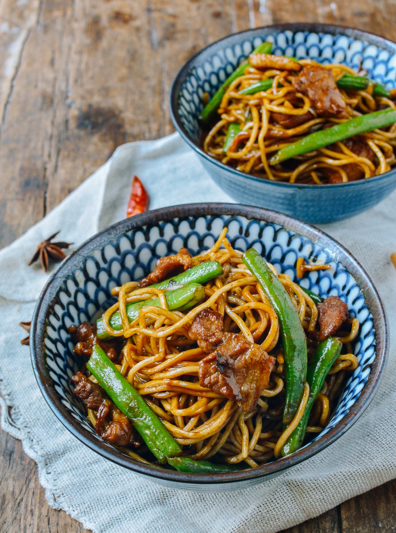 Chinese Green Bean Noodles - Bian Dou Men Mian