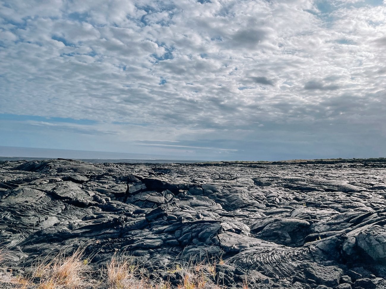 Pohoehoe lava in Volcanoes National Park