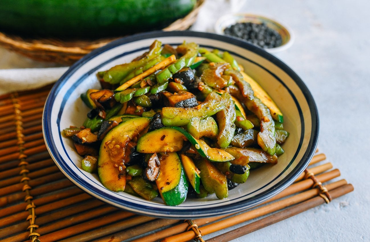 Bitter Melon Stir-fry with Black Bean Sauce