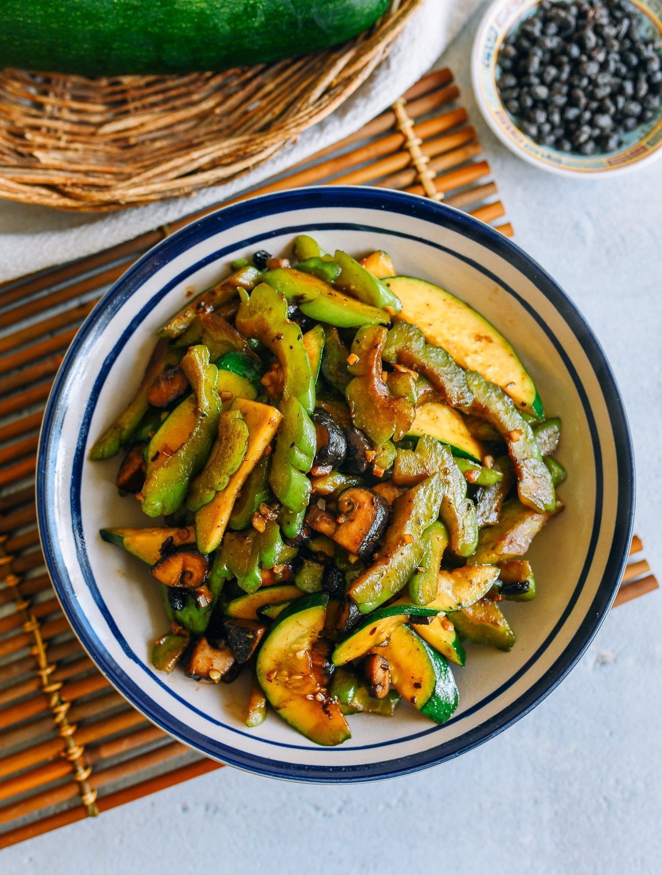 Bitter Melon Stir-fry with Black Bean Sauce