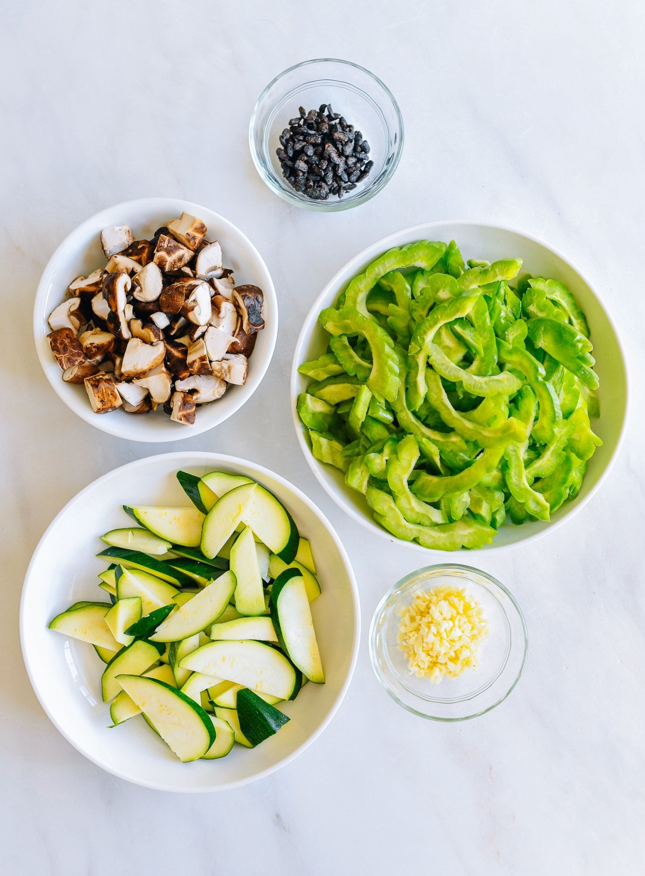 bitter melon stir-fry ingredients