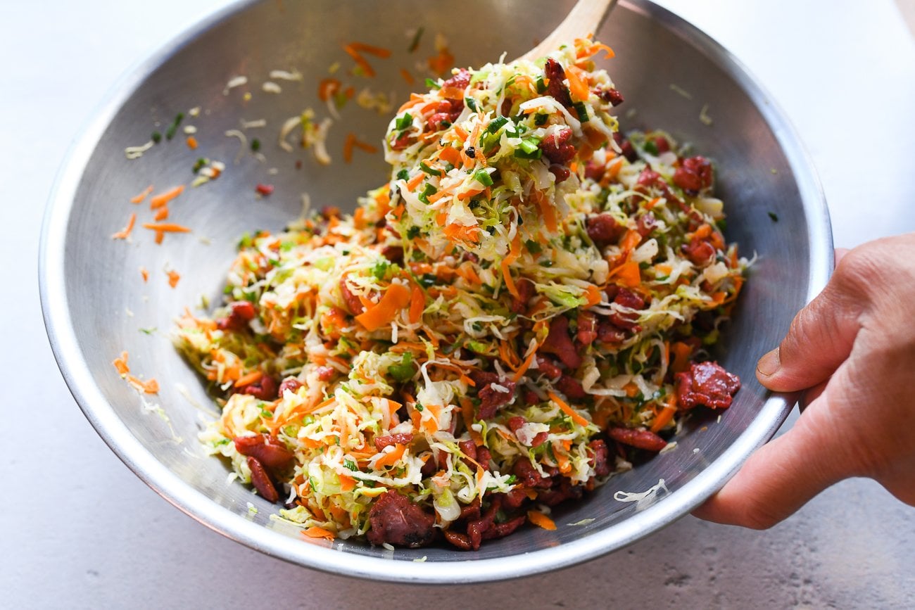 chicken egg roll filling